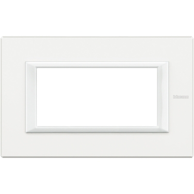 Axolute Рамка Итальянский стандарт RECTANGULAR белая - 4 модуля