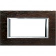 Axolute Italian standart RECTANGULAR wenge Frame - 4 modules