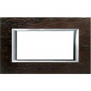 Bticino Axolute itāļu standarts RECTANGULAR wenge Rāmis - 4 moduļiod