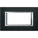 Bticino Axolute itāļu standarts RECTANGULAR slate Rāmis - 4 moduļiod