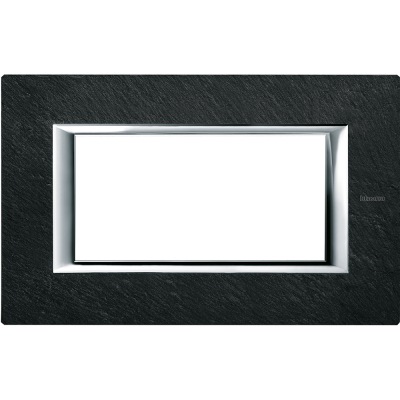 Axolute Рамка Итальянский стандарт RECTANGULAR slate - 4 модуля