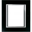 Axolute Italian standart RECTANGULAR glass black Frame 3 + 3 modules