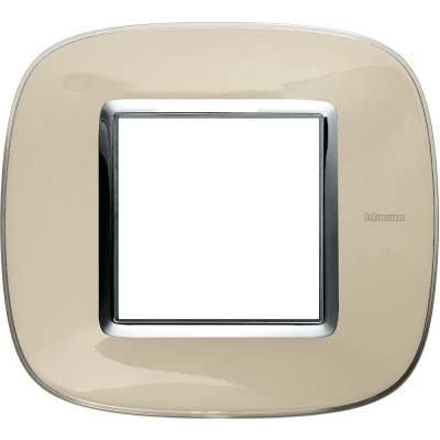 Axolute Рамка ELLIPTIC liquid ivory 1 местная