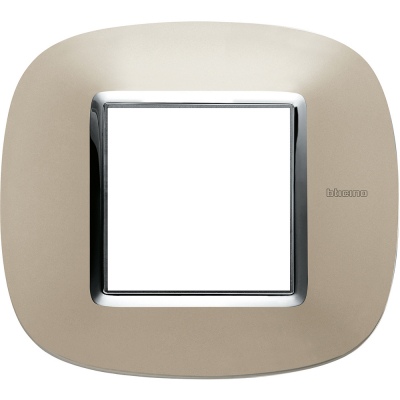 Axolute Рамка ELLIPTIC light titanium 1 местная