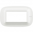 Axolute Italian standart ELLIPTIC white Frame - 4 modules