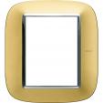 Axolute Italian standart ELLIPTIC gold mat Frame 3 + 3 modules