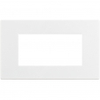 Axolute Рамка Итальянский стандарт AIR белая mat - 4 модуля
