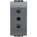 Bticino Living Light antracīts Rozete 1 modulis