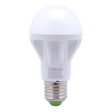 Leduro LED sp. E27 A60  6.0W 3000K 720lm