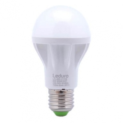 Leduro LED sp. E27 A60  6.0W 3000K 720lm