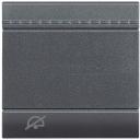 Bticino Living Light antracīts Taustiņš (do-not-disturb) 2 moduļi