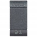 Bticino Living Light anthracite Rocker - with symbol -rearrange-the-room - 1 module