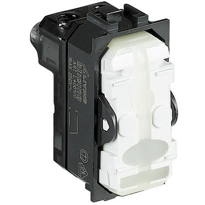 Bticino Living Light Intermediate Switch 1 module  - with out rocker with screw terminals