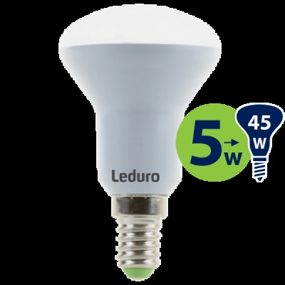 Leduro LED sp. E14 R50 5W 3000K 400lm