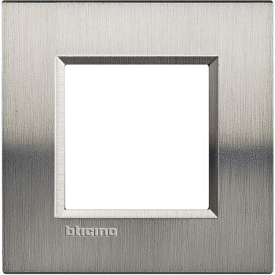 Bticino LivingLight Rāmis Brushed steel 1- vietīgs