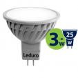 Leduro LED sp. GU5.3  3.0W 3000K 120gr 250lm 12VAC/DC