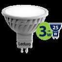 Leduro LED sp. GU5.3  3.0W 3000K 120gr 250lm 12VAC/DC