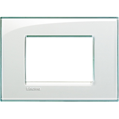 Bticino LivingLight Frame Italian standart Aquamarine 3- gang