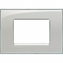 Bticino LivingLight Frame Italian standart Cold grey 3- gang