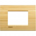 Bticino LivingLight Frame Italian standart Bamboo 3- gang