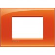 Bticino LivingLight Rāmis Itāļu standarts Orange 3- vietīgs