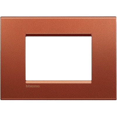 Bticino LivingLight Frame Italian standart Brick 3- gang