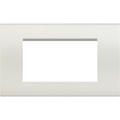 Bticino LivingLight Frame Italian standart White 4- gang
