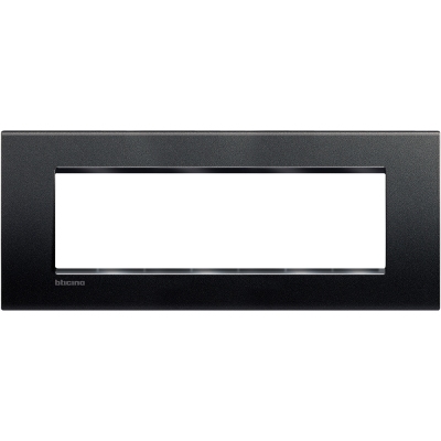 Bticino LivingLight Frame Italian standart Anthracite 7- gang