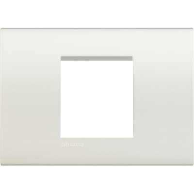 Bticino LivingLight Rāmis Itāļu standarts White 2-vietīgs- plats