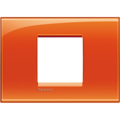 Bticino LivingLight Rāmis Itāļu standarts Orange 2-vietīgs- plats