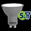 Leduro LED sp. GU10  5.0W 3000K  120gr 400lm