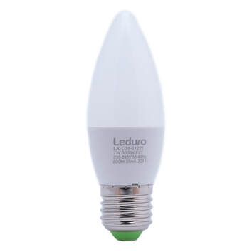 Leduro LED sp. E27 B35  7.0W 3000K  600lm
