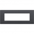 Bticino LivingLight Rāmis Itāļu standarts Air Anthracite 7- vietīgs
