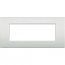 Bticino LivingLight Frame Italian standart Air Pearl white 7- gang