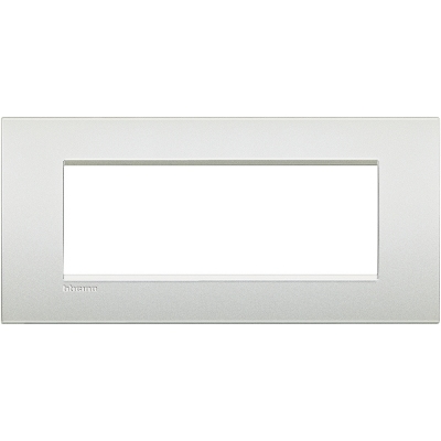 Bticino LivingLight Frame Italian standart Air Pearl white 7- gang