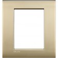 Bticino LivingLight Rāmis Itāļu standarts Air Satin gold 3 + 3- vietīgs
