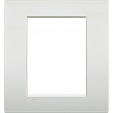 Bticino LivingLight Rāmis Itāļu standarts Air Pearl white 3 + 3- vietīgs