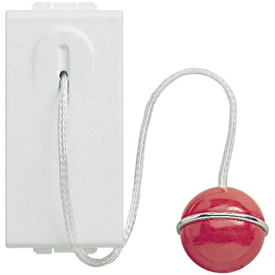 Bticino Living Light белый Выключатель с верёвкой