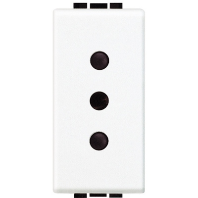 Bticino Living Light white Socket 1 module