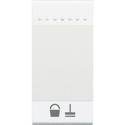 Bticino Living Light белый Клавиша с симболом 1 модуль
