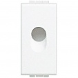 Bticino Living Light white Blank plate with knockout 9mm 1 module