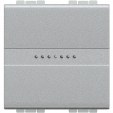 Bticino Living Light tech Axial Intermediate Switch with screw terminals 2 modules