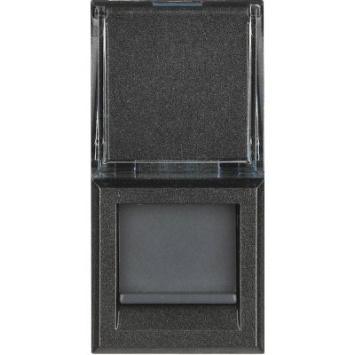 Axolute anthracite Socket RJ45 STP CAT6