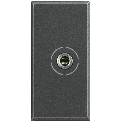 Axolute anthracite Socket Audio 3.5mm jack