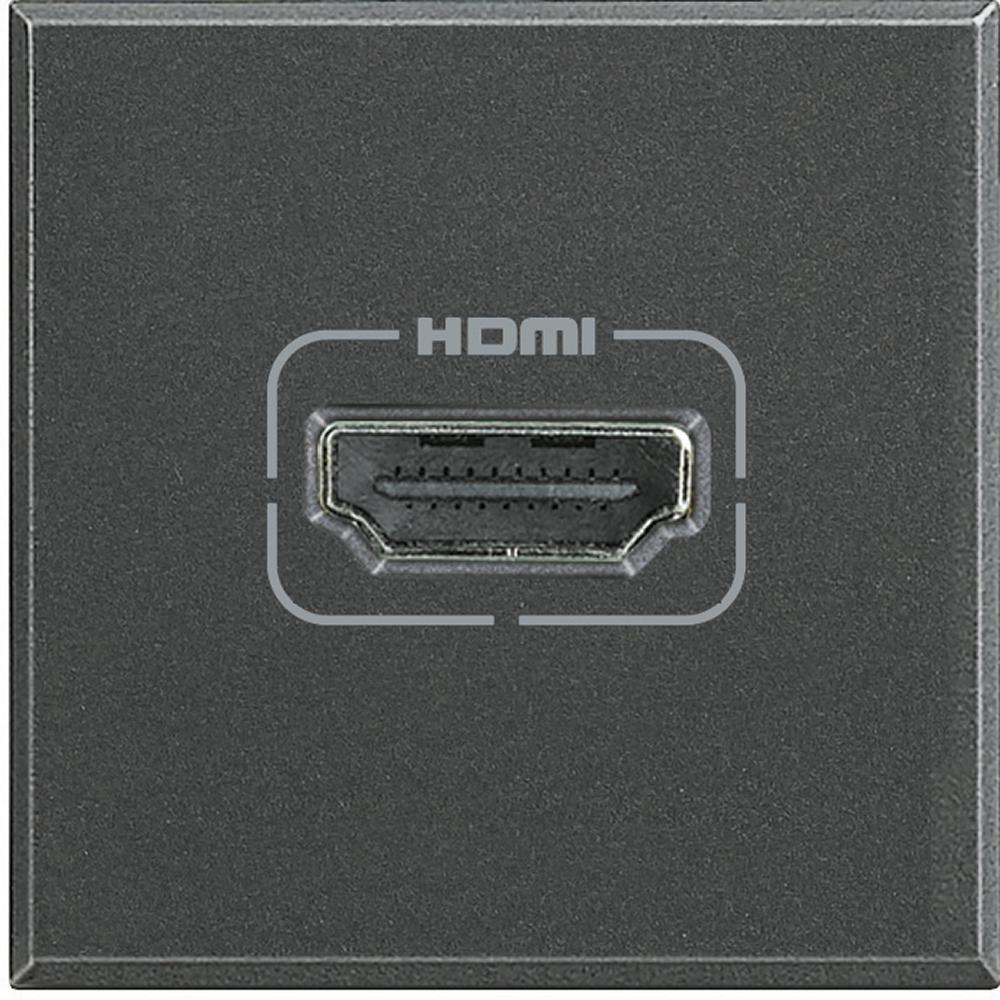 Axolute антрацит Розетка HDMI