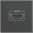 Bticino Axolute antracīta Rozete HDMI