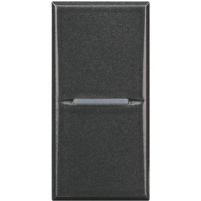 Bticino Axolute antracīta Krustslēdzis ar skrūvju klemmēm 1 modulis