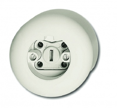 PERILEX surface mounted socket, 25 A, white