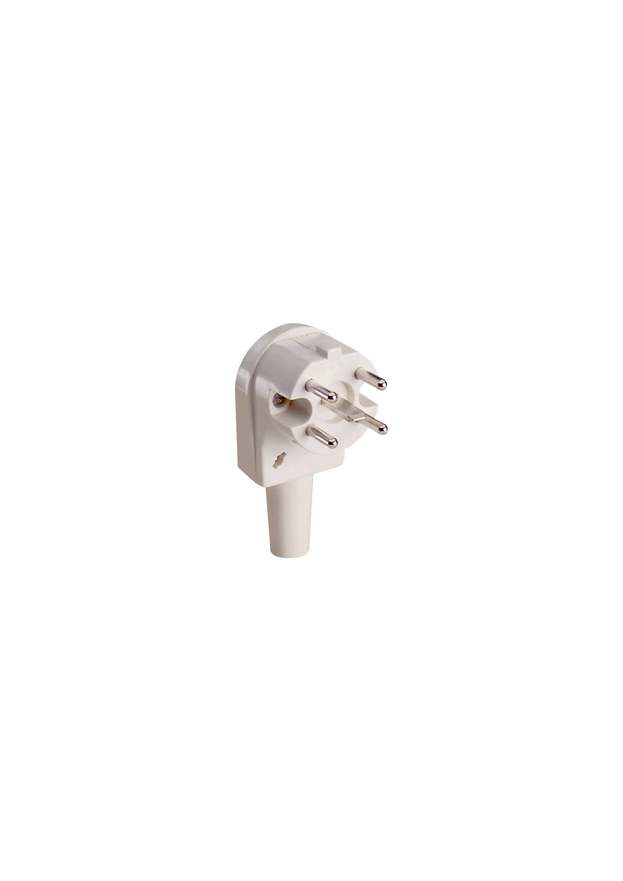 PERILEX angled plug, 16 A, white
