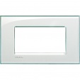 Bticino LivingLight Frame Italian standart Aquamarine 4- gang